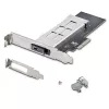 StarTech.com Rack móvel/backplane M.2 NVMe SSD para PCIe x4 com gaveta removível para slot de expansão PCI Express, instalação sem ferramentas, baia de disco hot-swap PCIe 4.0/3.0, fechadura com chave – 2 chaves incluídas
