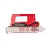 StarTech.com placa adaptadora de U.3 para PCIe, adaptador PCIe 4.0 x4 para SSD NVMe U.3 de 2,5 polegadas, placa de expansão PCI Express SFF-TA-1001 para desktops/servidores, em conformidade com TAA – independente do sistema operativo