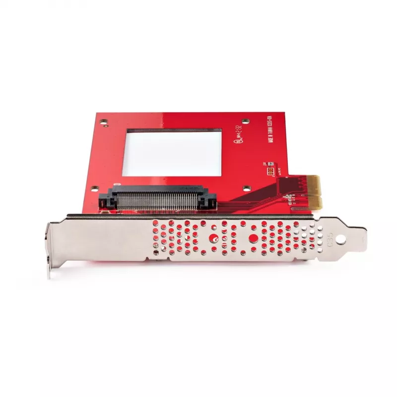 StarTech.com placa adaptadora de U.3 para PCIe, adaptador PCIe 4.0 x4 para SSD NVMe U.3 de 2,5 polegadas, placa de expansão PCI Express SFF-TA-1001 para desktops/servidores, em conformidade com TAA – independente do sistema operativo