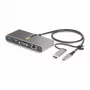StarTech.com Hub USB-C de 2 portas com Ethernet e RS-232, dongle USB-C para USB-A acoplado, pass-through 100 W PD, 2x USB-A 5 Gbit/s, Ethernet Gigabit, RS232 Série (FTDI)