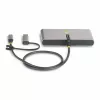 StarTech.com Hub USB-C de 2 portas com Ethernet e RS-232, dongle USB-C para USB-A acoplado, pass-through 100 W PD, 2x USB-A 5 Gbit/s, Ethernet Gigabit, RS232 Série (FTDI)