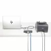 StarTech.com Hub USB-C de 2 portas com Ethernet e RS-232, dongle USB-C para USB-A acoplado, pass-through 100 W PD, 2x USB-A 5 Gbit/s, Ethernet Gigabit, RS232 Série (FTDI)