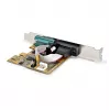 StarTech.com Placa de interface série PCI Express de 2 portas, placa série PCIe dual port para RS232 (DB9), UART 16C1050, suportes Low/Full Profile, retenção de COM, para Windows/Linux