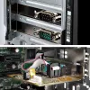 StarTech.com Placa de interface série PCI Express de 2 portas, placa série PCIe dual port para RS232 (DB9), UART 16C1050, suportes Low/Full Profile, retenção de COM, para Windows/Linux