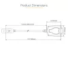 StarTech.com Placa de interface série PCI Express de 2 portas, placa série PCIe dual port para RS232 (DB9), UART 16C1050, suportes Low/Full Profile, retenção de COM, para Windows/Linux