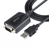 StarTech.com Placa de interface série PCI Express de 2 portas, placa série PCIe dual port para RS232 (DB9), UART 16C1050, suportes Low/Full Profile, retenção de COM, para Windows/Linux