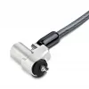 StarTech.com Cabo de segurança para portátil compatível com Noble Wedge®; 1,8 m, fechadura de chave antifurto, cabo de segurança para portáteis Dell XPS/Latitude/2-in-1, cabo de aço resistente a cortes para portátil