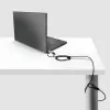 StarTech.com Cabo de segurança para portátil compatível com Noble Wedge®; 1,8 m, fechadura de chave antifurto, cabo de segurança para portáteis Dell XPS/Latitude/2-in-1, cabo de aço resistente a cortes para portátil