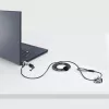StarTech.com Cabo de segurança para portátil compatível com Noble Wedge®; 1,8 m, fechadura de chave antifurto, cabo de segurança para portáteis Dell XPS/Latitude/2-in-1, cabo de aço resistente a cortes para portátil