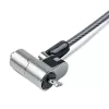 StarTech.com Cabo de segurança Nano para portátil, 1,8 m, antifurto com chave, cabo de segurança para portáteis com slot Nano, para portáteis EliteBook/Lenovo X1/2-in-1, cabo de aço resistente a cortes para portátil