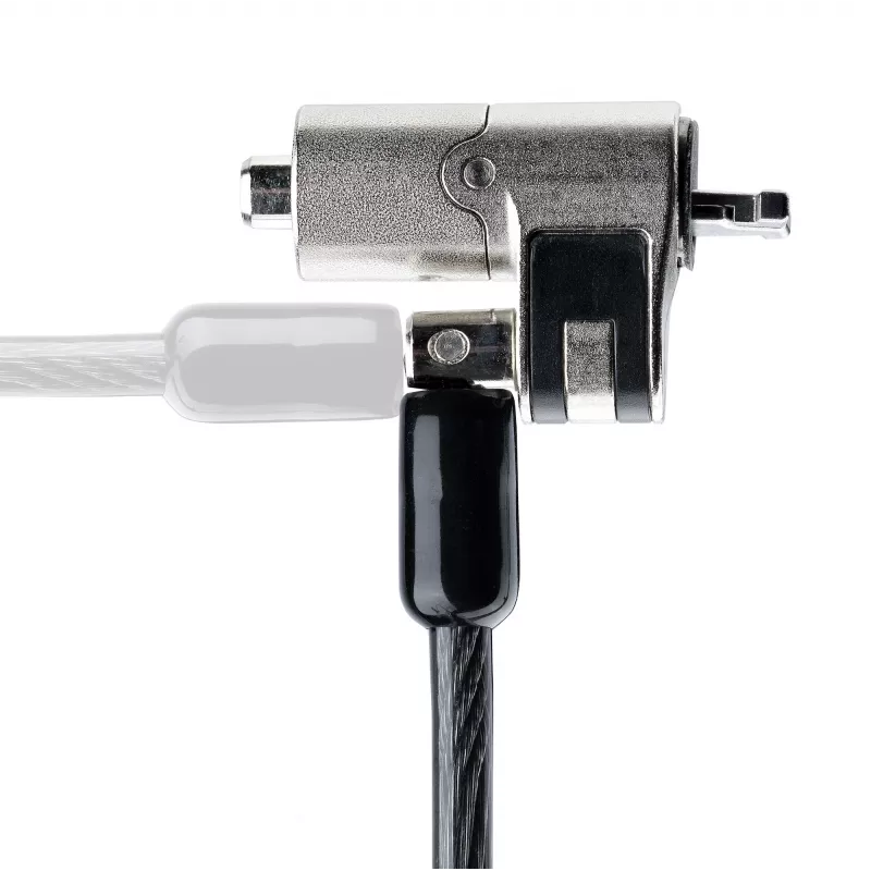 StarTech.com Cabo de segurança Nano para portátil, 1,8 m, antifurto com chave, cabo de segurança para portáteis com slot Nano, para portáteis EliteBook/Lenovo X1/2-in-1, cabo de aço resistente a cortes para portátil