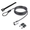 StarTech.com Cabo de segurança Nano para portátil, 1,8 m, antifurto com chave, cabo de segurança para portáteis com slot Nano, para portáteis EliteBook/Lenovo X1/2-in-1, cabo de aço resistente a cortes para portátil