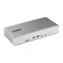 StarTech.com Docking station universal USB4 e Thunderbolt 4, quatro ecrãs em Windows, dois ecrãs em MacBook, dock HDMI DP com função de carregamento de portátil de 98W