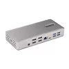 StarTech.com Docking station universal USB4 e Thunderbolt 4, quatro ecrãs em Windows, dois ecrãs em MacBook, dock HDMI DP com função de carregamento de portátil de 98W