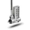 StarTech.com Cabo de segurança universal para portátil de 2 m, cabo de segurança para portáteis compatível com Noble Wedge®/Nano/K-Slot; cabo de fechadura de combinação sem chave, cabo de aço antifurto resistente a cortes