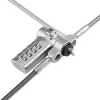 StarTech.com Cabo de segurança universal para portátil de 2 m, cabo de segurança para portáteis compatível com Noble Wedge®/Nano/K-Slot; cabo de fechadura de combinação sem chave, cabo de aço antifurto resistente a cortes