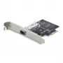 StarTech.com Placa de rede SFP GbE de 1 porta, PCIe 2.1 x1, Intel I210-IS, controlador 1GbE, 1000BASE cobre/fibra, NIC Gigabit Ethernet de porta única, para desktops/servidores – compatível com Windows e Linux