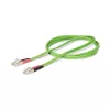 StarTech.com Cabo de fibra ótica multimodo OM5 LC para LC (UPC) de 2m (6.6ft), 50/125µm duplex LOMMF Zipcord, VCSEL, 40G/100G, cabo de patch de fibra ótica LSZH