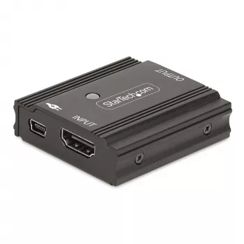 StarTech.com Amplificador de sinal HDMI 8K 60Hz de 10 m, repetidor HDMI 2.1 inline ativo e amplificador de sinal de vídeo até 8K 60Hz/4K 144Hz, extensor de cabo HDMI compacto – extensão de sinal HDMI