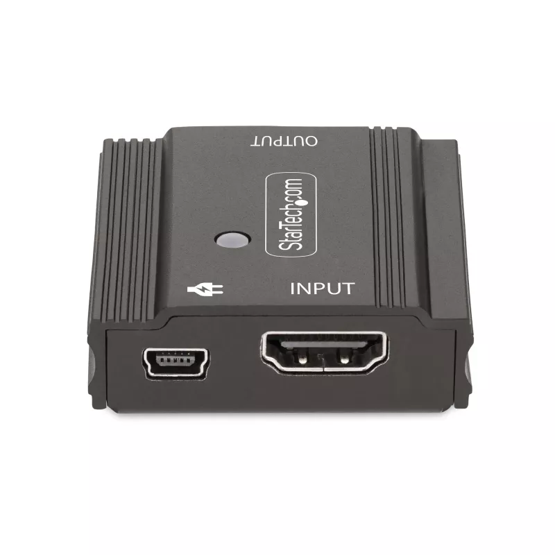 StarTech.com Amplificador de sinal HDMI 8K 60Hz de 10 m, repetidor HDMI 2.1 inline ativo e amplificador de sinal de vídeo até 8K 60Hz/4K 144Hz, extensor de cabo HDMI compacto – extensão de sinal HDMI