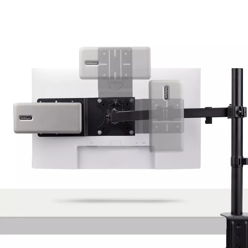 StarTech.com Suporte de montagem VESA para NUC/Thin Clients ou docking stations de portátil, placa de expansão compatível com VESA 75x75/100x100 para mini-PC