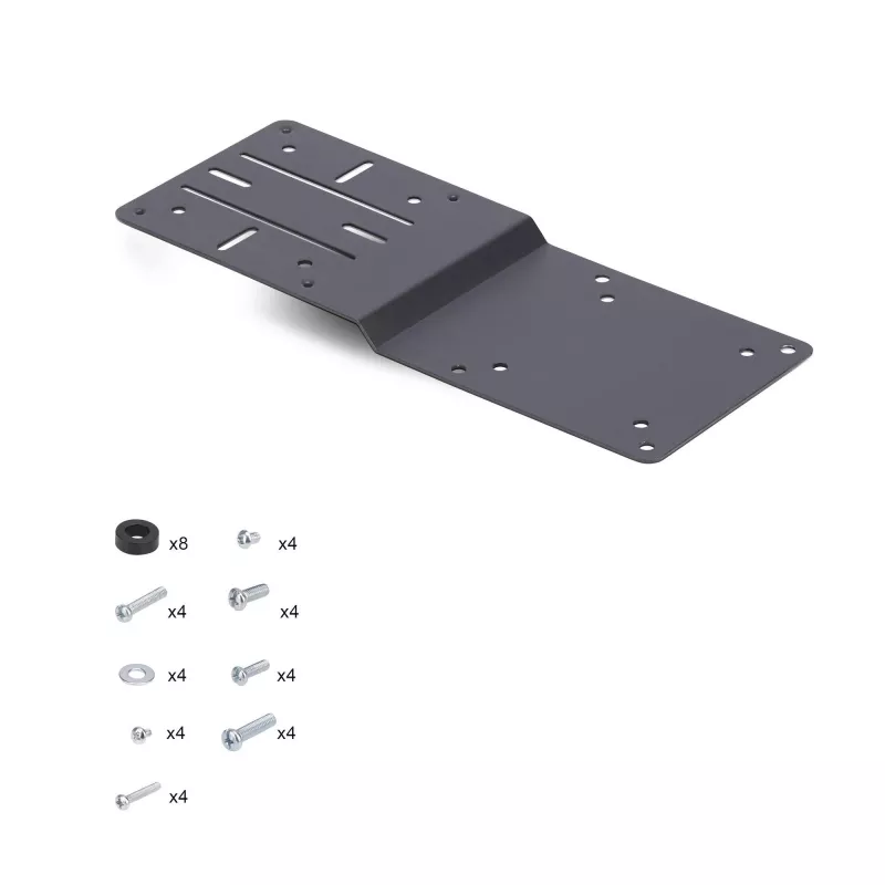 StarTech.com Suporte de montagem VESA para NUC/Thin Clients ou docking stations de portátil, placa de expansão compatível com VESA 75x75/100x100 para mini-PC