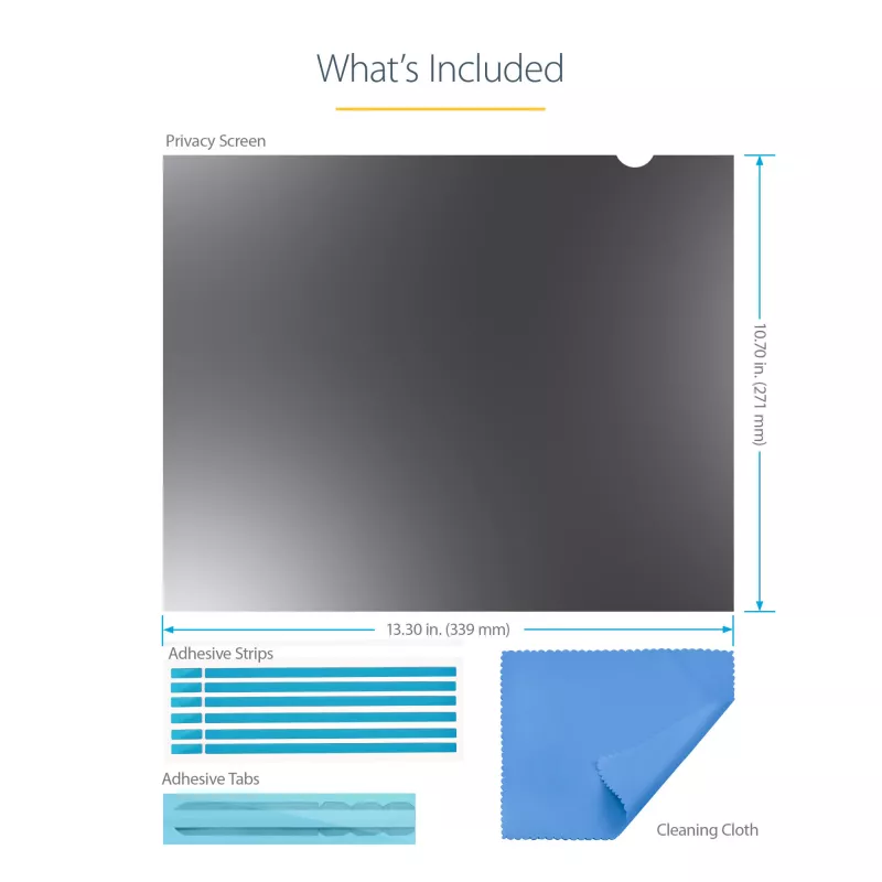 StarTech.com Filtro de privacidade para monitor de computador 17 polegadas 5:4, película de privacidade antirreflexo com redução de 51% de luz azul, protetor de ecrã para monitor com ângulo de visualização de +/- 30°