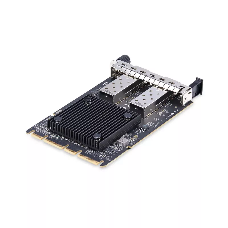 StarTech.com Placa de rede para servidor SFP+ 10Gbps OCP 3.0 de 2 portas com Intel X710, compatível com SFF 4C+, NIC OCP dual port, funciona com Windows e Linux