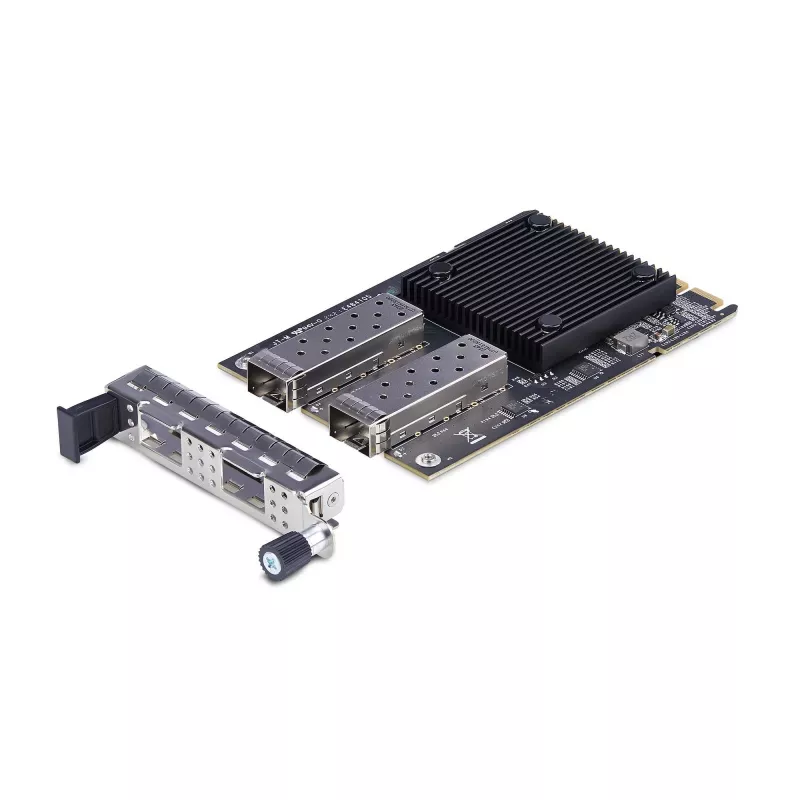 StarTech.com Placa de rede para servidor SFP+ 10Gbps OCP 3.0 de 2 portas com Intel X710, compatível com SFF 4C+, NIC OCP dual port, funciona com Windows e Linux