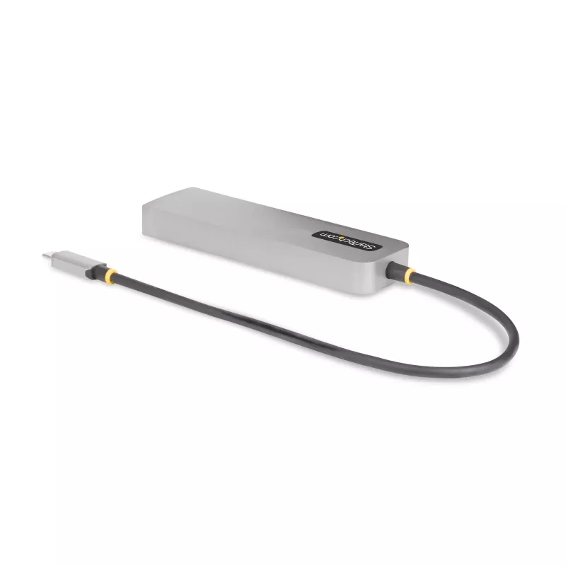 StarTech.com Hub USB-C de 3 portas com Ethernet 2,5 Gbit/s e Power Delivery 100 W pass-through, USB 3.2 10 Gbit/s, 2x USB-A/1x USB-C, hub adaptador USB Type-C portátil