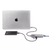 StarTech.com Hub USB-C de 3 portas com Ethernet 2,5 Gbit/s e Power Delivery 100 W pass-through, USB 3.2 10 Gbit/s, 2x USB-A/1x USB-C, hub adaptador USB Type-C portátil
