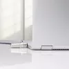 StarTech.com Fechadura slim Lock compatível com K-Slot, cabo de segurança de 1,5 m, proteção antifurto de secretária para portátil/notebook, cabo de aço resistente a cortes, fechadura de combinação