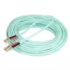 StarTech.com Cabo de fibra ótica multimodo OM4 LC/UPC para LC/UPC de 25 m (82 pés), fibra Zipcord 50/125 µm LOMMF/VCSEL, 100G, baixa perda de inserção – cabo jumper de fibra ótica LSZH