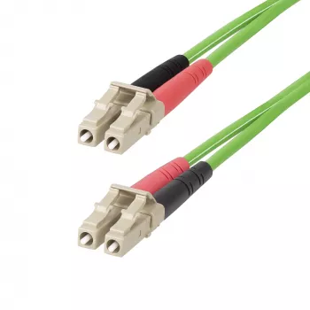 StarTech.com Cabo de fibra ótica multimodo OM5 LC para LC (UPC) de 20m, 50/125µm duplex LOMMF Zipcord, VCSEL, 40G/100G, cabo jumper de fibra ótica LSZH