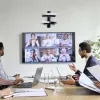 StarTech.com Prateleiras de parede flutuantes duplas para equipamentos AV, prateleira de altura ajustável para debaixo da TV, organização de equipamentos A/V em prateleiras de vidro temperado preto