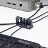 StarTech.com Fechadura de ancoragem de cabo para periféricos, proteja teclado/rato, fechadura de cabo para escritórios partilhados/computadores públicos, armadilha de cabo compatível com cabo de segurança de portátil/cadeado – TAA