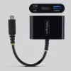 StarTech.com adaptador multiporta de USB-C para HDMI com carregamento PD de 140 W, HDMI 4K a 60 Hz, hub USB de 5 Gbit/s, mini dock para MacBook / Dell / Thinkpad / HP / iPad / tablets