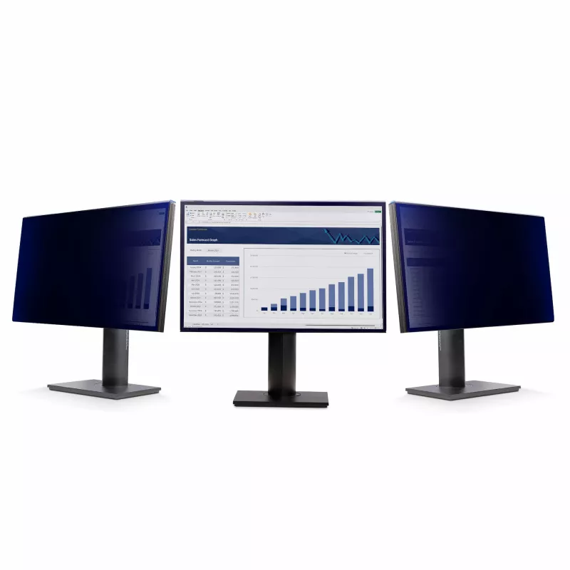Filtro de privacidade para monitor StarTech.com 60,5 cm (23,8 polegadas) 16:9, filtro de acrílico suspenso, proteção de ecrã de montagem rápida, proteção de ecrã para monitor, ângulo de visualização +/-30°, brilhante