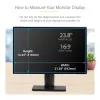 Filtro de privacidade para monitor StarTech.com 60,5 cm (23,8 polegadas) 16:9, filtro de acrílico suspenso, proteção de ecrã de montagem rápida, proteção de ecrã para monitor, ângulo de visualização +/-30°, brilhante