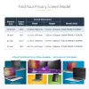 Filtro de privacidade para monitor StarTech.com 60,5 cm (23,8 polegadas) 16:9, filtro de acrílico suspenso, proteção de ecrã de montagem rápida, proteção de ecrã para monitor, ângulo de visualização +/-30°, brilhante