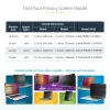 Filtro de privacidade para monitor de computador StarTech.com 24 polegadas 16:10, filtro de acrílico suspenso, proteção de ecrã de instalação rápida, proteção de ecrã para monitor, ângulo de visualização +/- 30°, brilhante