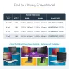 Película de privacidade para monitor de computador StarTech.com 27 polegadas 16:9, filtro de acrílico suspenso, proteção de segurança de instalação rápida, proteção de ecrã para monitor, ângulo de visualização ±30°, brilhante