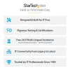 Película de privacidade para monitor de computador StarTech.com 27 polegadas 16:9, filtro de acrílico suspenso, proteção de segurança de instalação rápida, proteção de ecrã para monitor, ângulo de visualização ±30°, brilhante