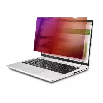 Película de privacidade para portátil StarTech.com 35,6 cm (14 polegadas) 16:9, filtro Gold reversível com privacidade melhorada, filtro de segurança para computador, proteção de ecrã removível, +/- 30°