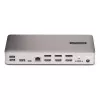 Docking station USB4 StarTech.com para três monitores, 4K 60Hz HDMI ou DisplayPort, carregamento de portátil 100W, 2,5GbE, dock USB-C multi-monitor, sem drivers
