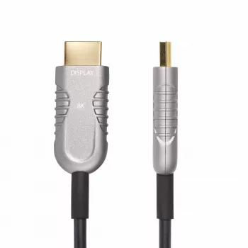 Cabo ótico ativo híbrido StarTech.com 9,1 m HDMI 2.1 (AOC), CMP, certificado Plenum, cabo de fibra ótica HDMI 2.1/2.0 Ultra High Speed 8K, 48 Gbit/s, 8K 60 Hz/4K 120 Hz, HDR10+/FRL/TMDS/eARC