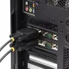 Placa PCIe serial StarTech.com de 4 portas, placa serial PCI Express quad-port para RS232/RS422/RS485 (DB9), suporte low-profile incl., UART 16C1050, Windows/Linux, conforme TAA – proteção ESD nível 4
