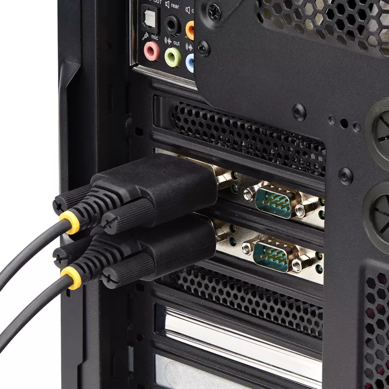 Placa PCIe serial StarTech.com de 4 portas, placa serial PCI Express quad-port para RS232/RS422/RS485 (DB9), suporte low-profile incl., UART 16C1050, Windows/Linux, conforme TAA – proteção ESD nível 4