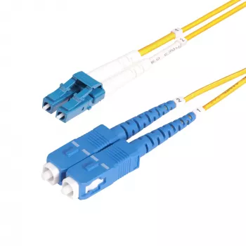 Cabo de fibra ótica StarTech.com 30m (98.4ft) LC para SC (UPC) OS2 monomodo duplex, 9/125µm, 100G, insensível a dobras, baixa atenuação de inserção – cabo patch de fibra ótica LSZH