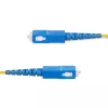 Cabo de fibra ótica StarTech.com 100m SC para SC (UPC) OS2 monomodo simplex, 9/125µm, 40G/100G, insensível a dobras, baixa atenuação de inserção, cabo jumper de fibra ótica LSZH